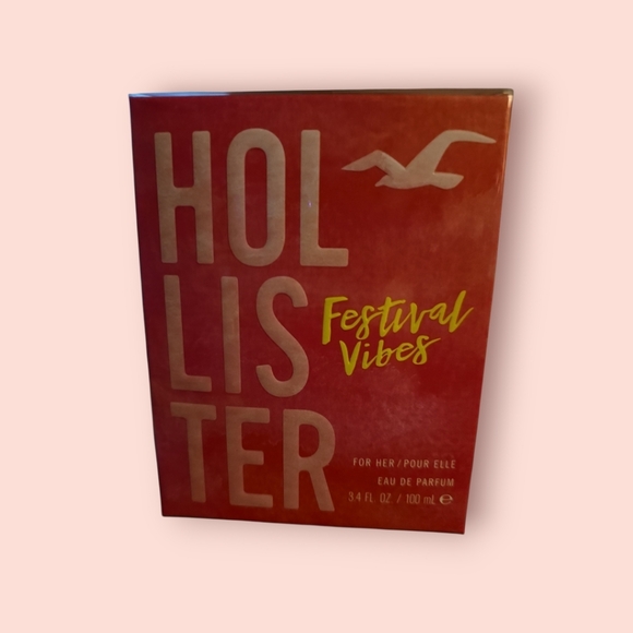 Hollister Festival Vibes 3.4 Oz Eau De Parfum Large Sealed Bottle - Picture 9 of 10